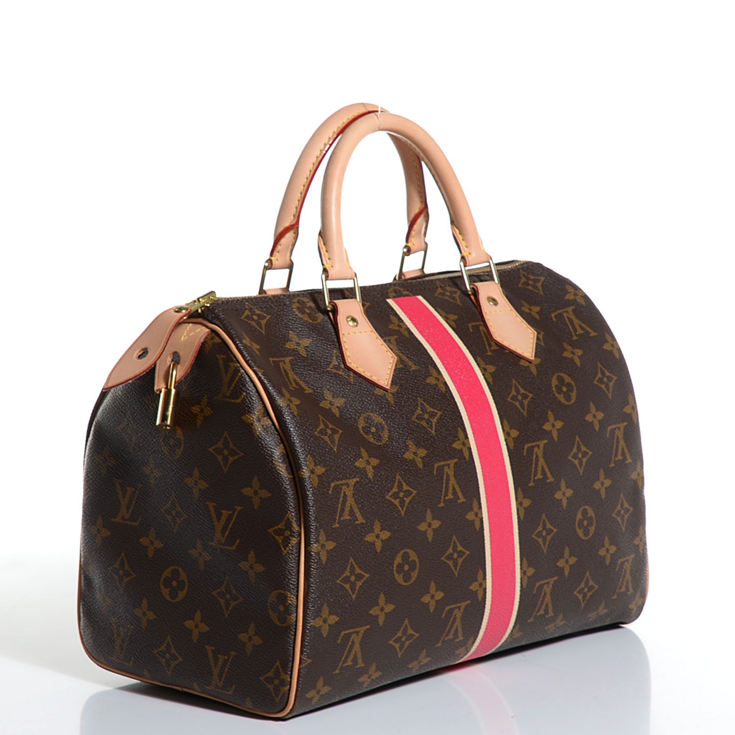 LOUIS VUITTON Monogram My LV Heritage Speedy 30 Fuchsia