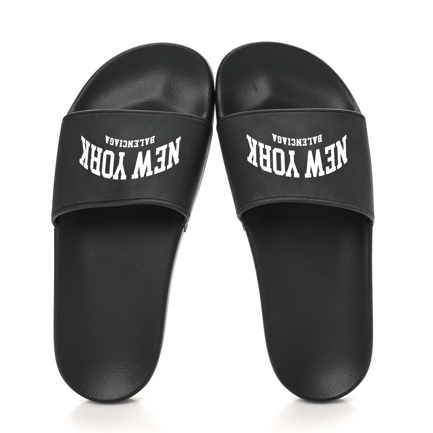 BALENCIAGA Rubber New York Womens New York Pool Slide