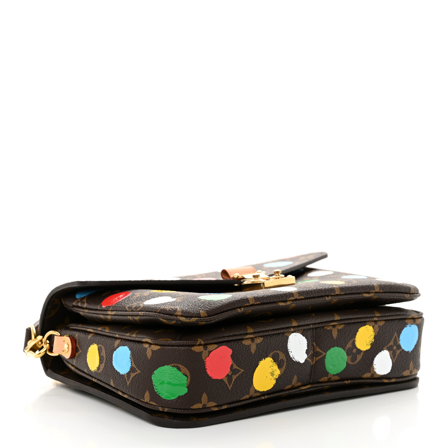 Louis Vuitton ドップキット LOUIS VUITTON LV x YK Monogram Painted Dots Pochette Metis