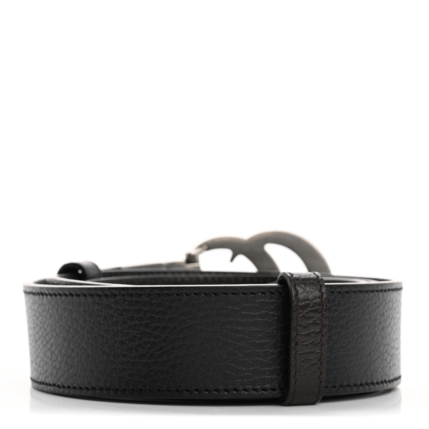 GUCCI エンボス加工 ブラック ベルト 40IN Gucci Black Belts – Chic Consignment LLC