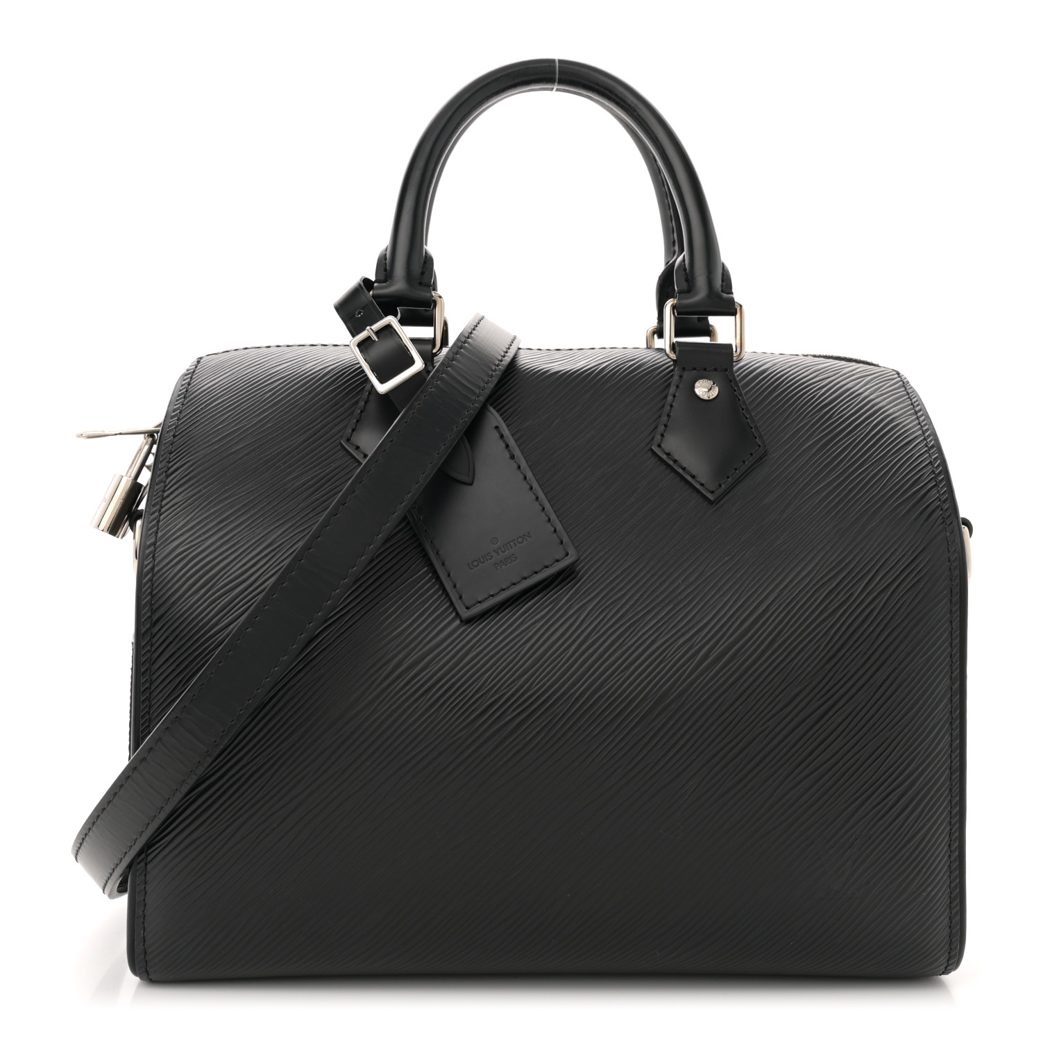 LOUIS VUITTON Epi Speedy Bandouliere 25 Black 1675055