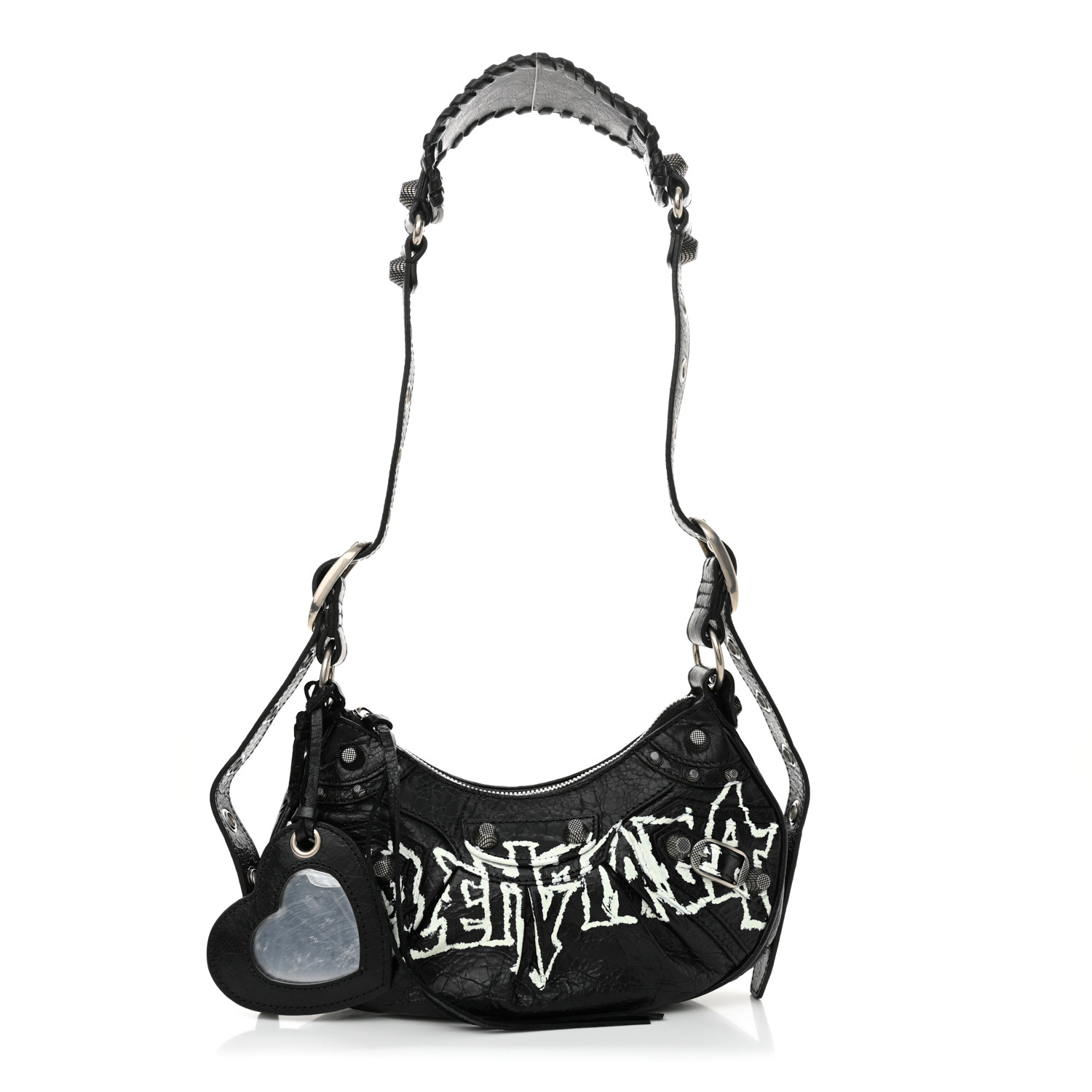 BALENCIAGA Le Cagole Graffiti ミラー BALENCIAGA Agneau Arena Lunar New Year Graffiti Logo Le