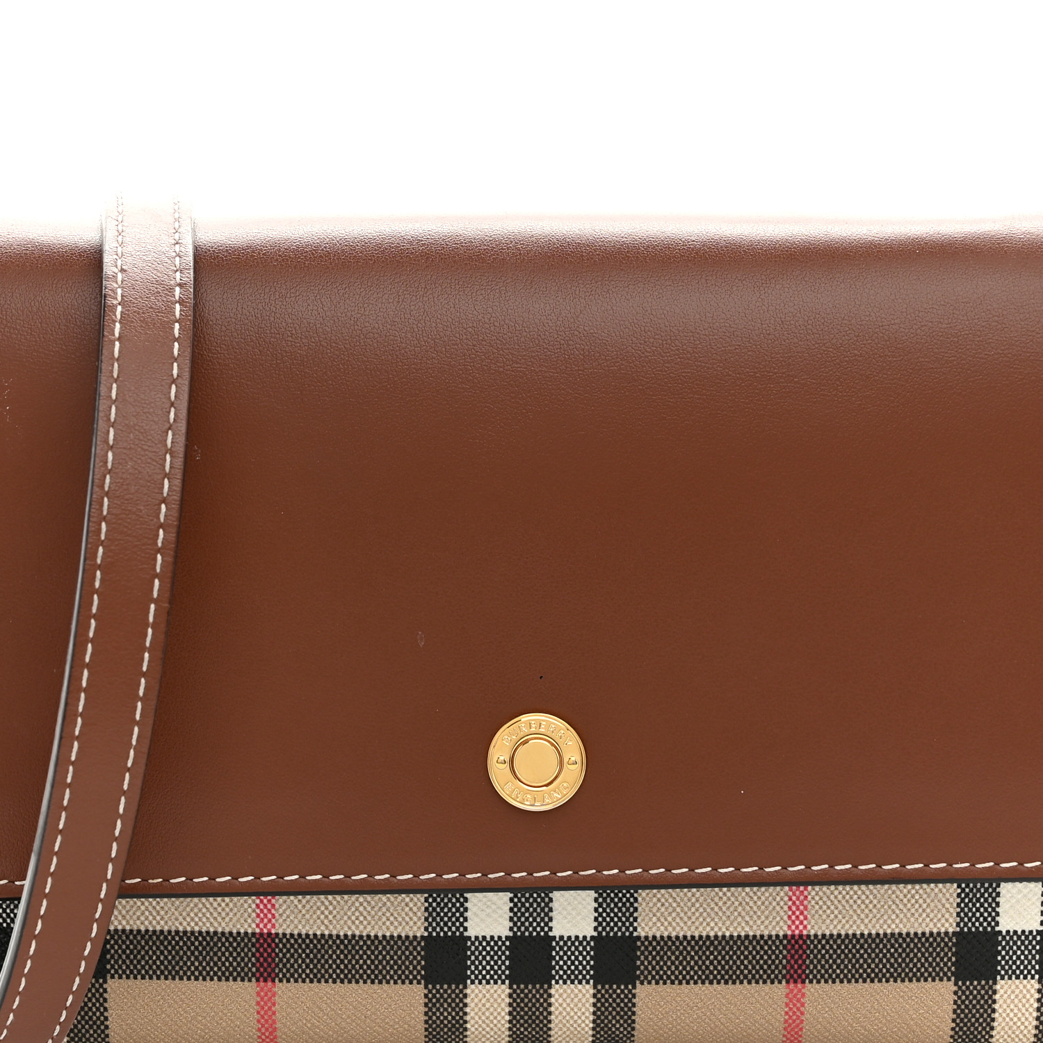 24AW new/Burberry チェックジャカードバケットバッグ Bag Beige Burberry Check jacquard bucket bag in beige - Burberry