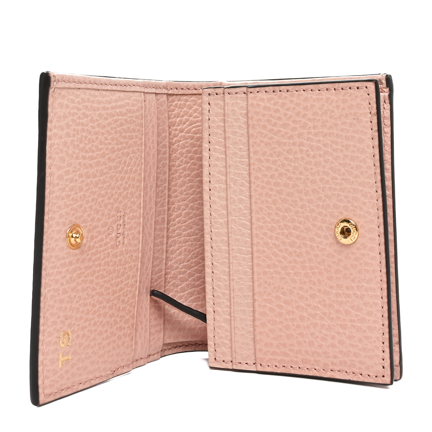 GUCCI カードケース PERFECT PINK GUCCI Dollar Calfskin GG Supreme Monogram GG Marmont Card