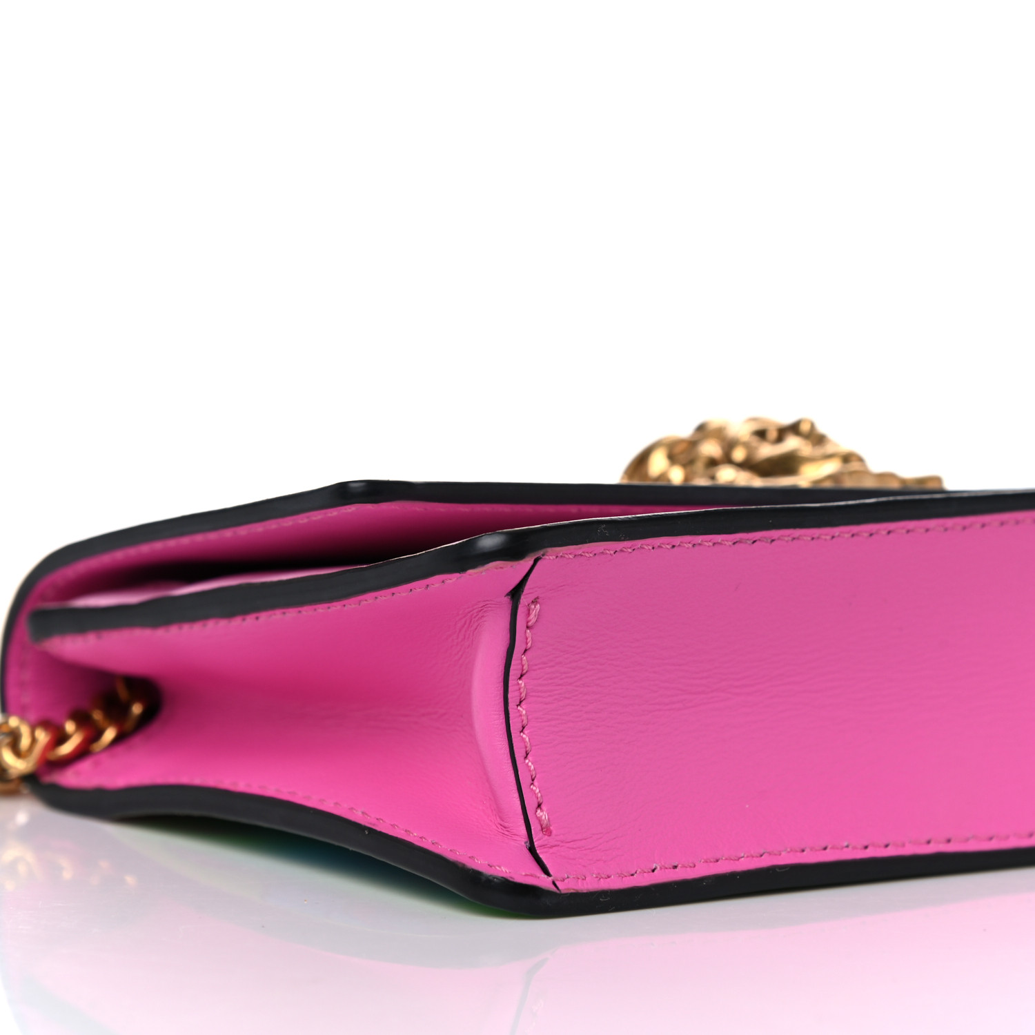 コインケース・小銭入れ VERSACE Coin Purses Women Leather Fuchsia コインケース・小銭入れ VERSACE Coin Purses Women Leather
