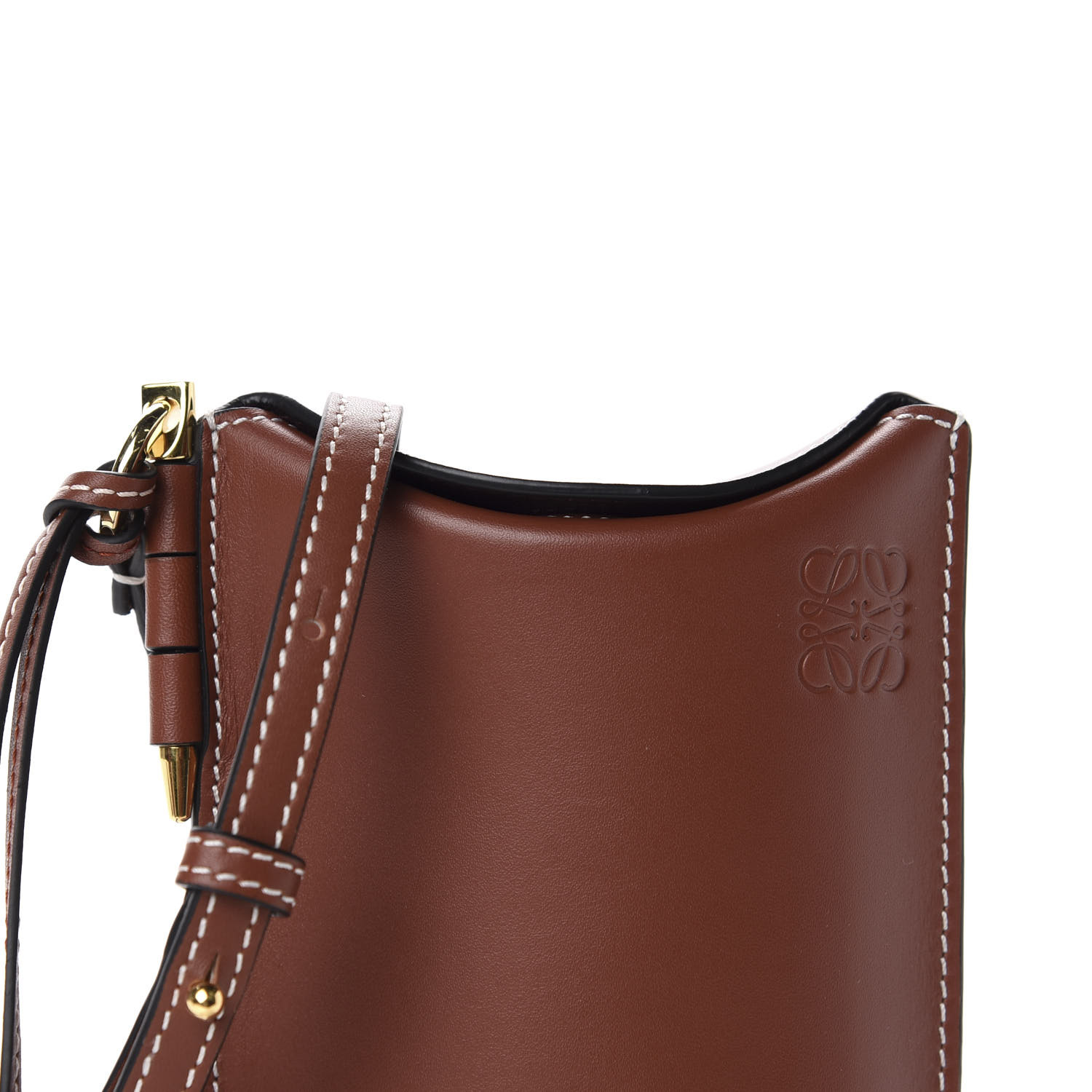 LOEWE セール★ GATE POCKET★RUST LOEWE Smooth Calfskin Gate Pocket Rust 621093 | FASHIONPHILE