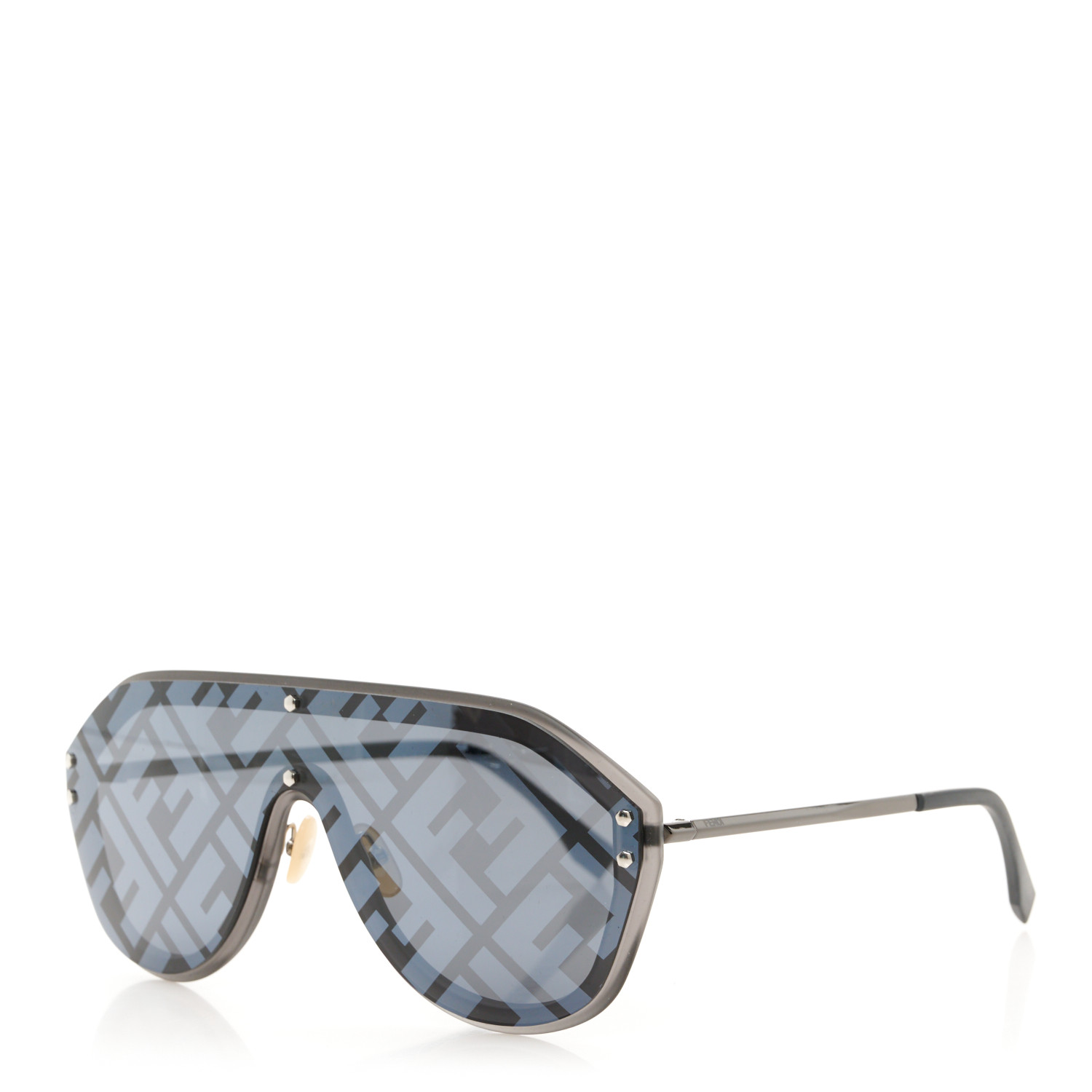 FENDI FF Fabulous Shield Sunglasses FF M0039/G/S Black