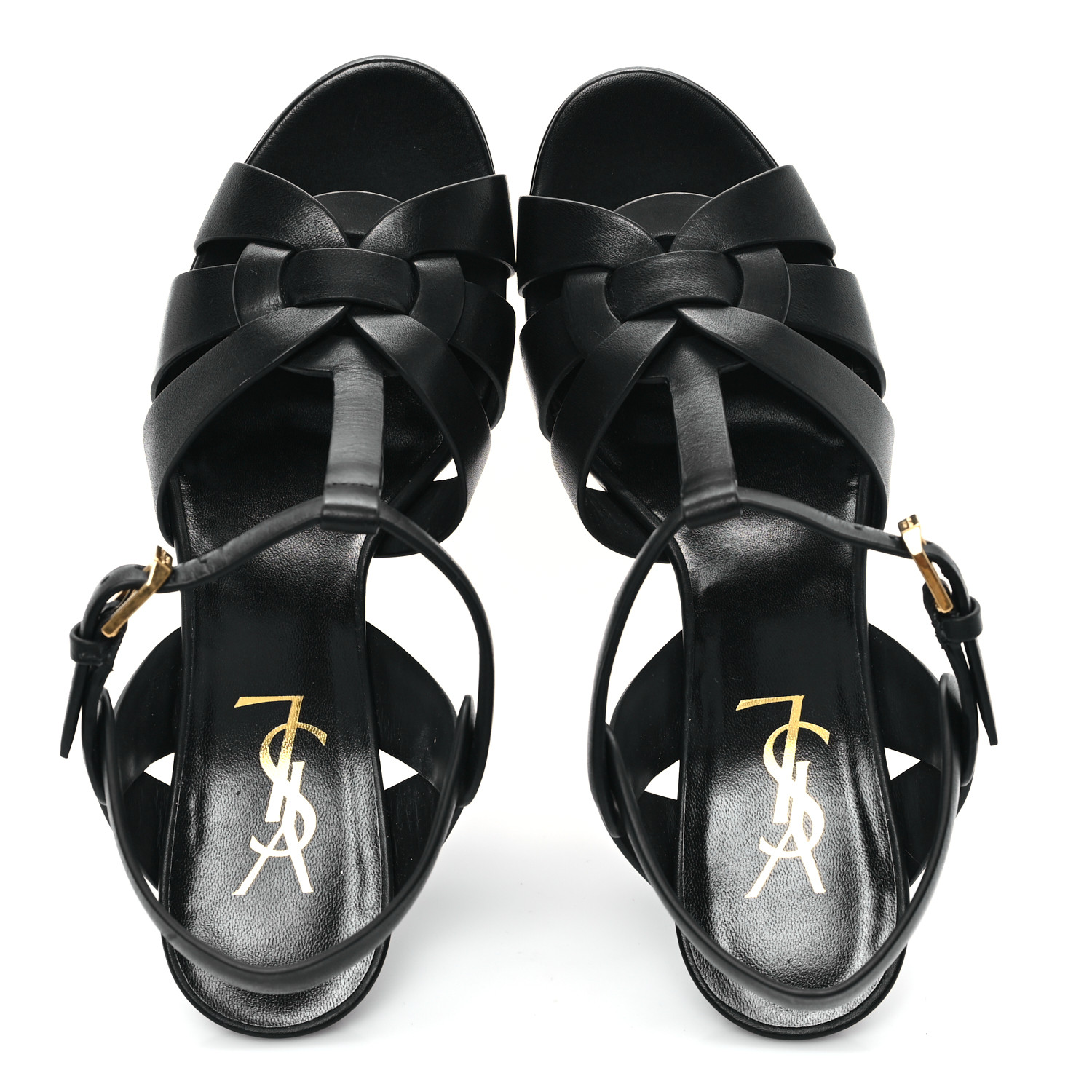 【Saint Laurent】TRIBUTE 75 PLA SA KING PAL LUX◆315490AAAAH Tribute platform sandals in smooth leather | Saint Laurent