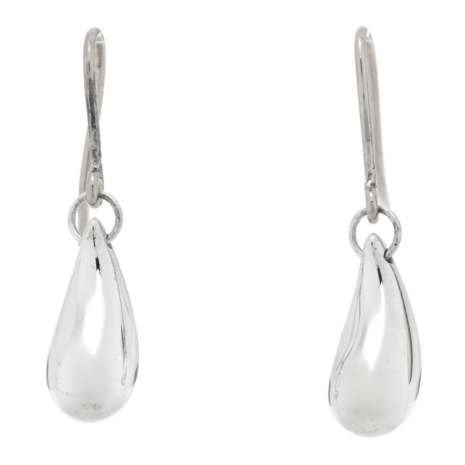 TIFFANY Sterling Silver Elsa Peretti Teardrop Earrings