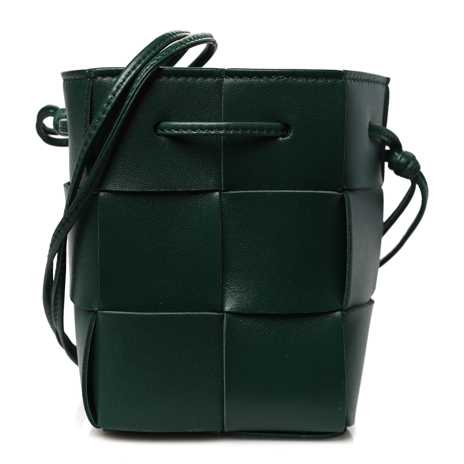 BOTTEGA VENETA Nappa Maxi Intrecciato Mini Cassette Bucket