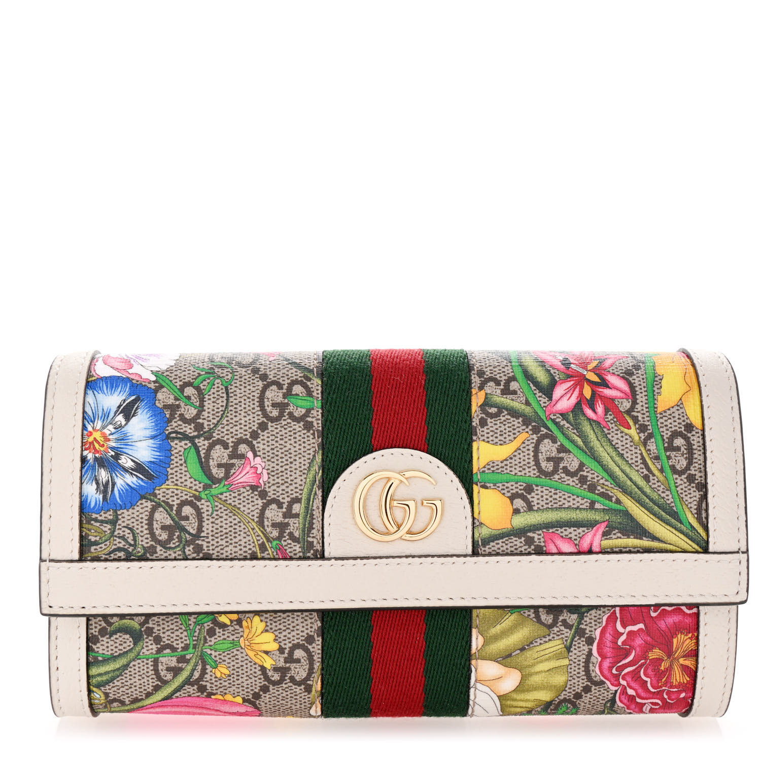 GUCCI★Supreme GGファブリックウォレット Gucci - GG supreme fabric and leather wallet Beige - The Corner