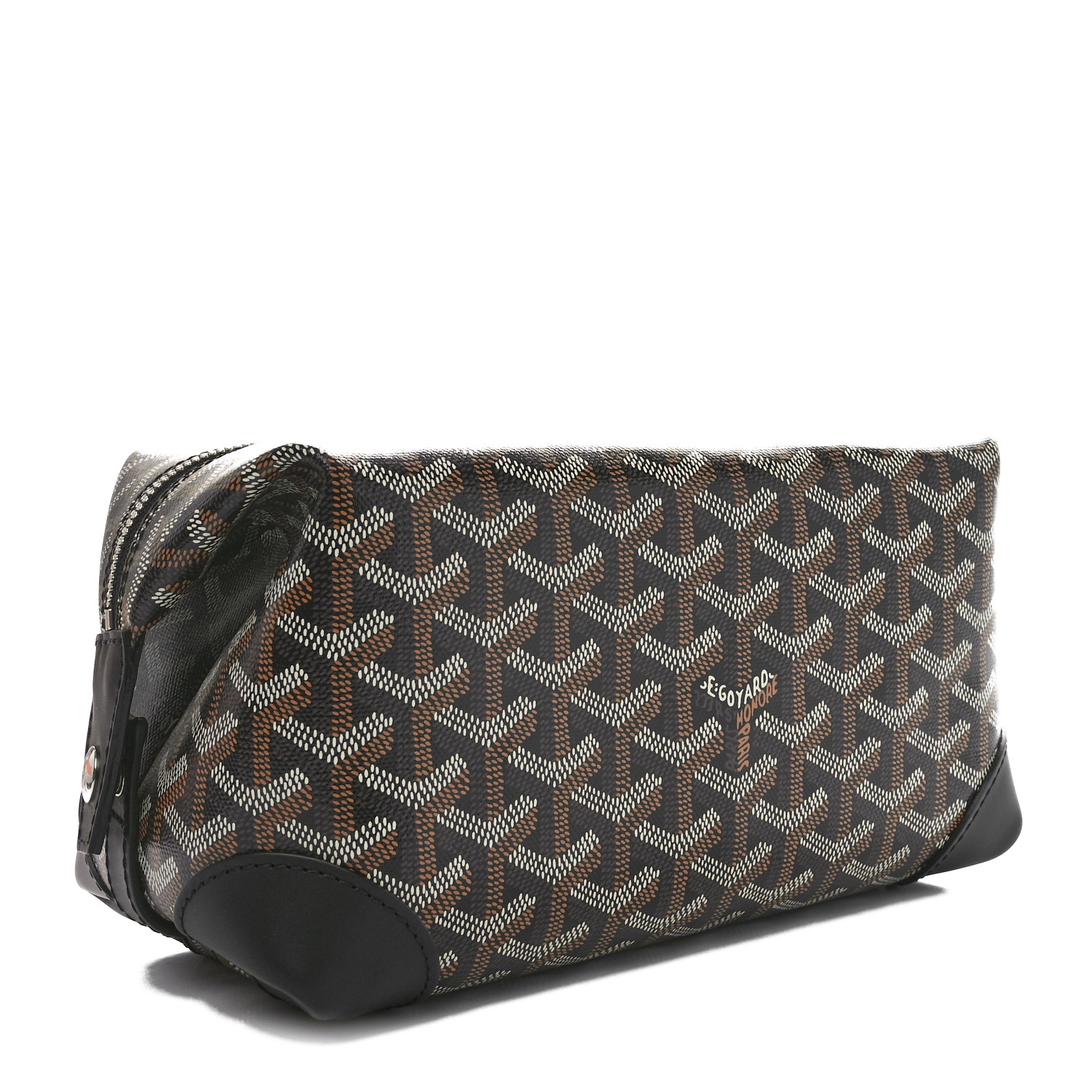 希少品◆GOYARD◆ゴヤール Boeing 25 Toilet Bag Black バッグ GOYARD Goyardine Boeing 25 Trousse de Toilette Black 1669103