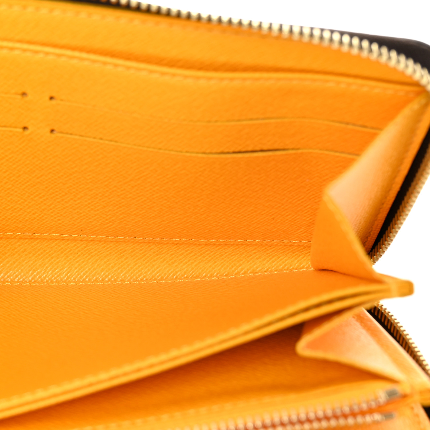 LOUIS VUITTON Monogram Kusama Pumpkin Dots Zippy Wallet