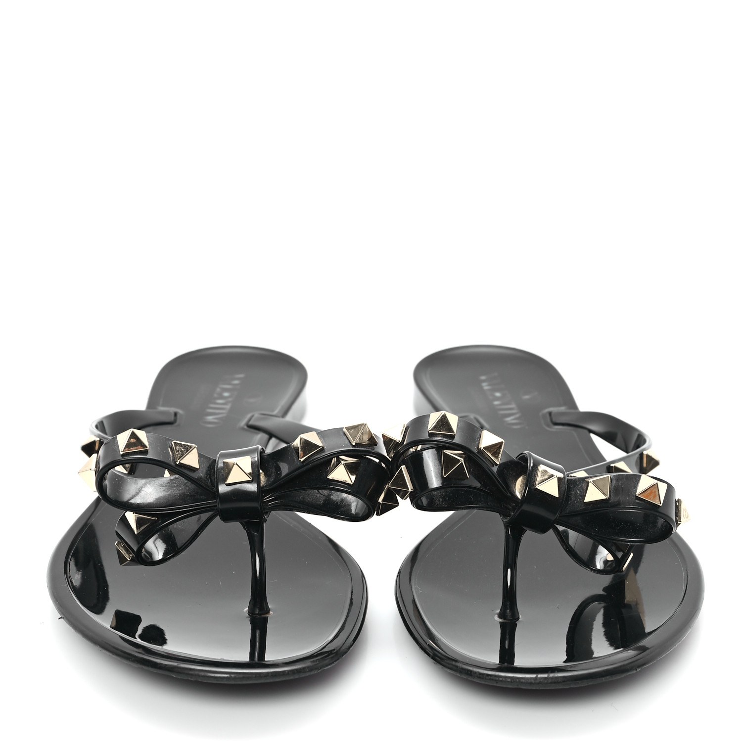 【関税＆送料込み】Valentino Garavani Bowow Crocodile-Effec Valentino Garavani Bowow black crocodile-effect pump