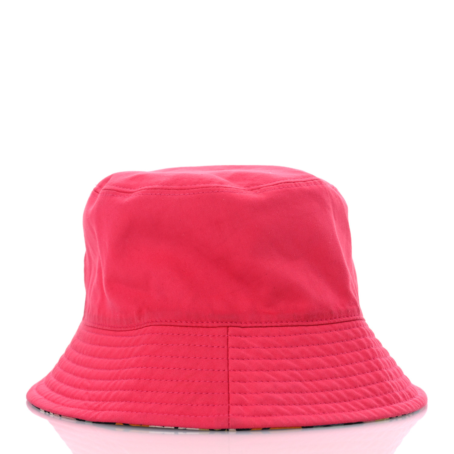 CHANEL Canvas Coco Cambon Bucket Hat S Fuchsia Black 1668446