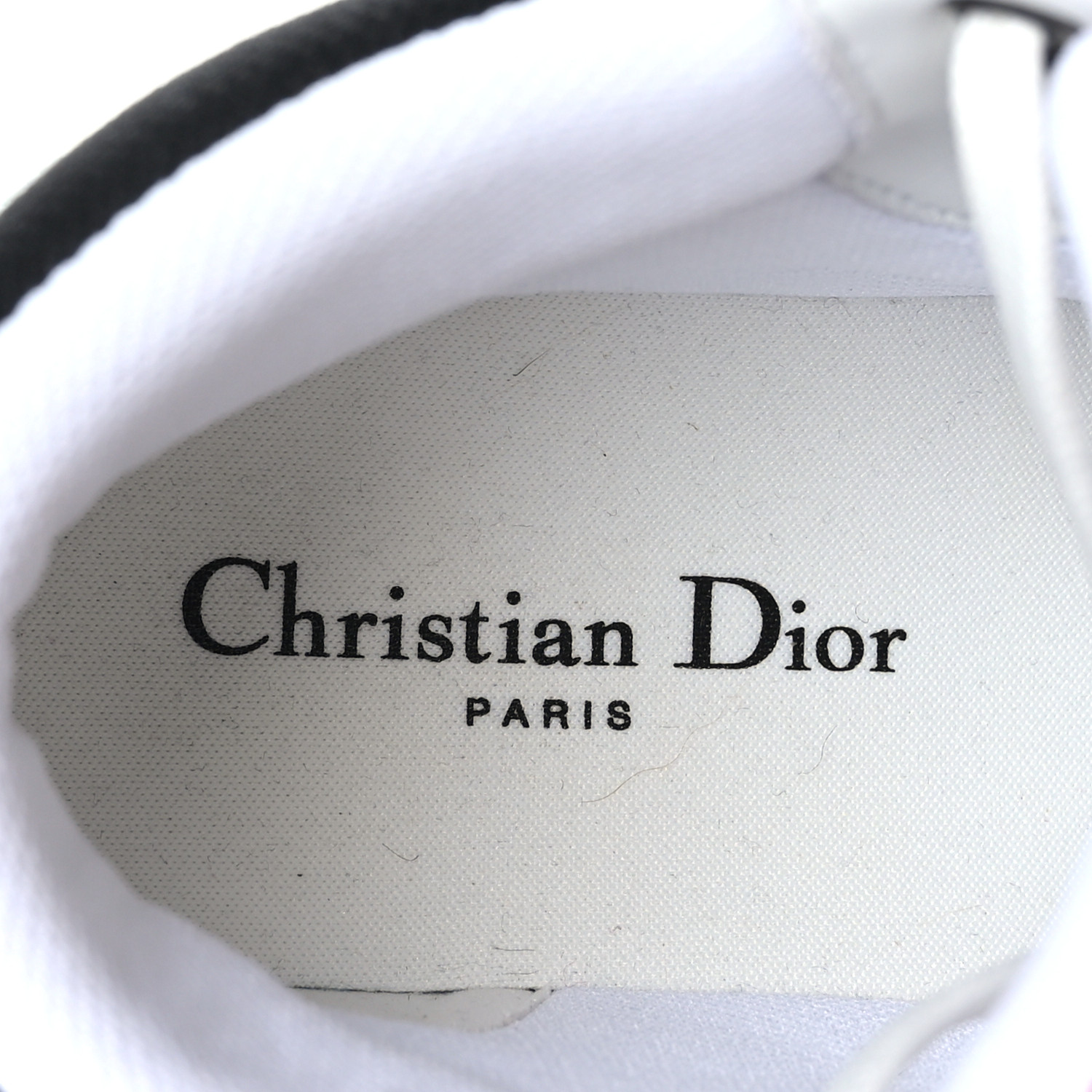 CHRISTIAN DIOR Nylon Calfskin Womens D-Player High Top