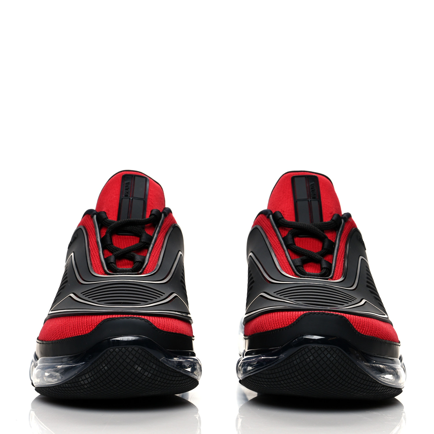 PRADA Rubber Knit Fabric Mens Cloudbust Air Sneakers 10