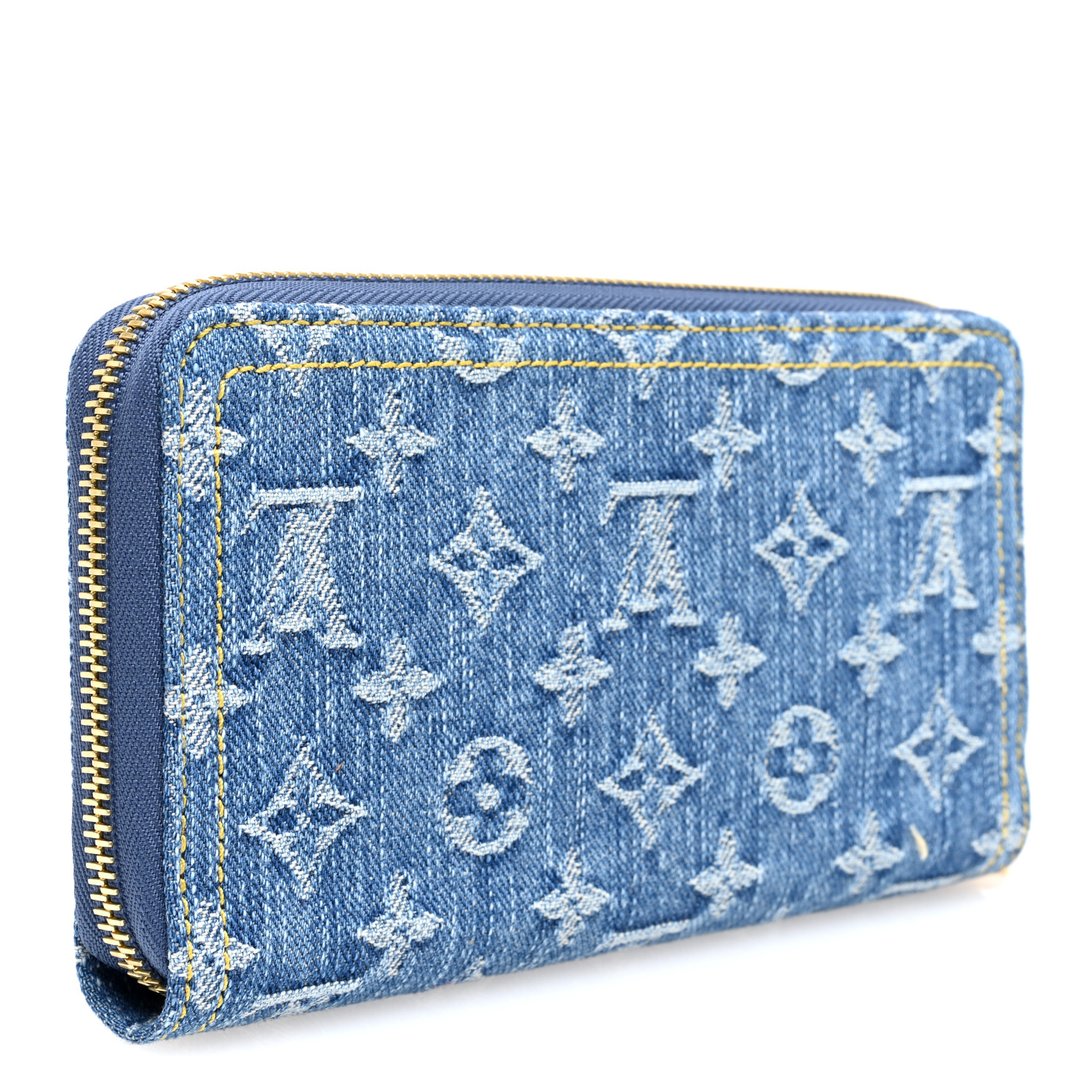入手困難♪【LV】Zippy Wallet 長財布Denim Monogram Blue Denim LOUIS VUITTON Denim Monogram Jacquard Zippy Wallet Blue