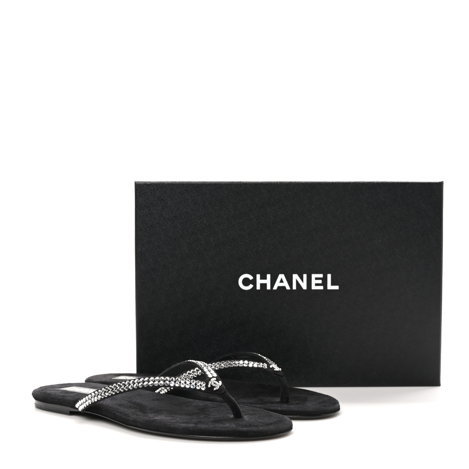 やっちゃん様♡CHANEL サンダル 37size CHANEL Printed Lambskin Coco Beach Thong Sandals 38.5 White