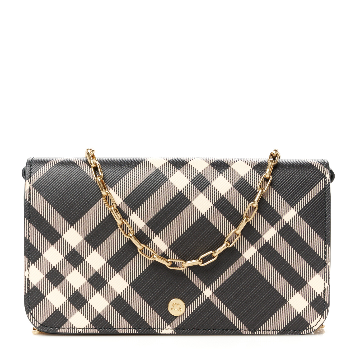【Burberry】ミニチェックバケットバッグ ブラック/キャリコ Burberry】ミニチェックバケットバッグ ブラック/キャリコ