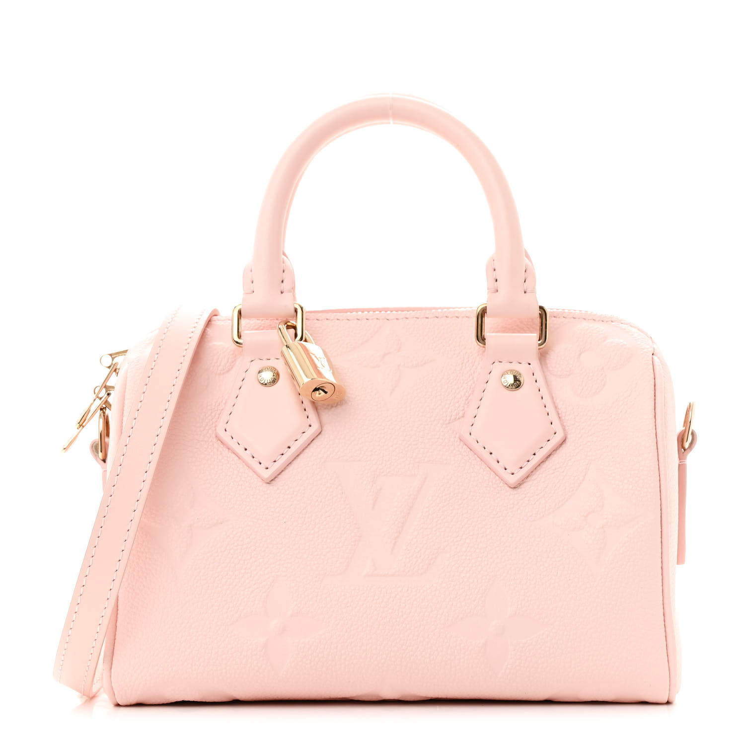 LOUIS VUITTON ピンク 手袋 LOUIS VUITTON Empreinte Monogram Giant Speedy Bandouliere 20