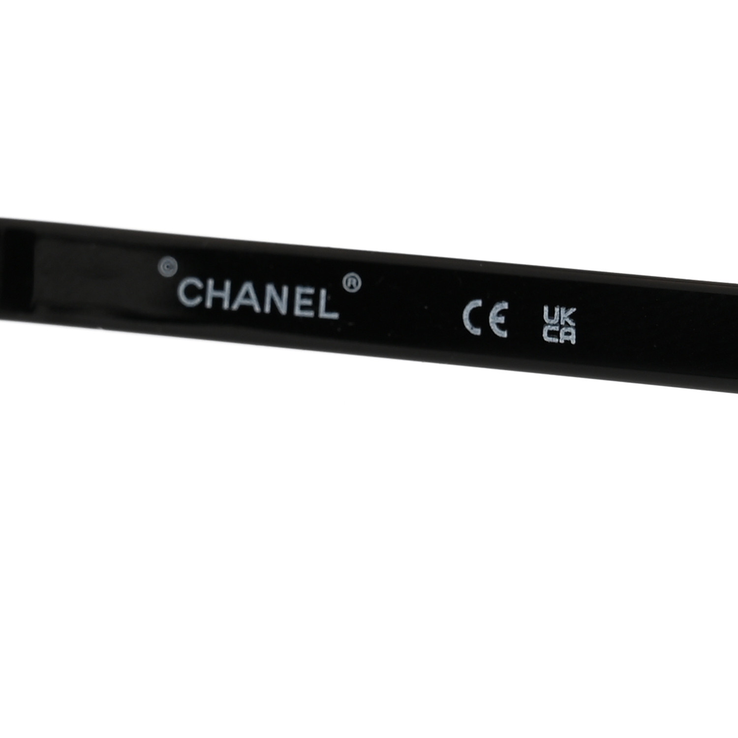CHANEL Metal Logo Sunglasses 71542 Black 1323974 | FASHIONPHILE