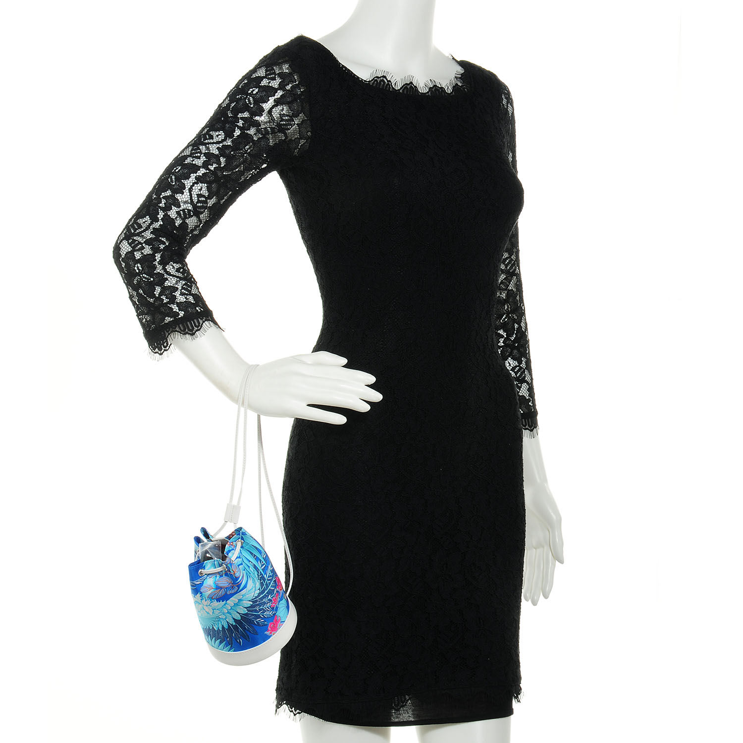 HERMES Silk Swift Flamingo Party Small Soie Cool Mykonos