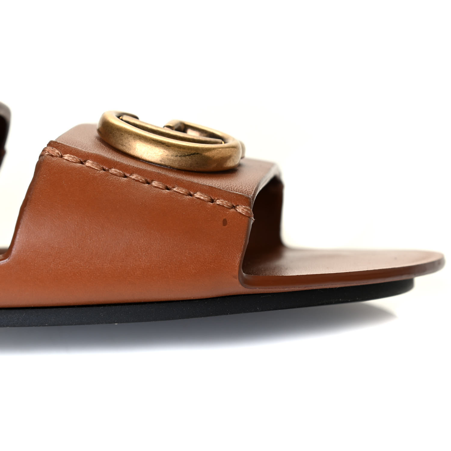 GUCCI ミュール 24.5 ブラウン