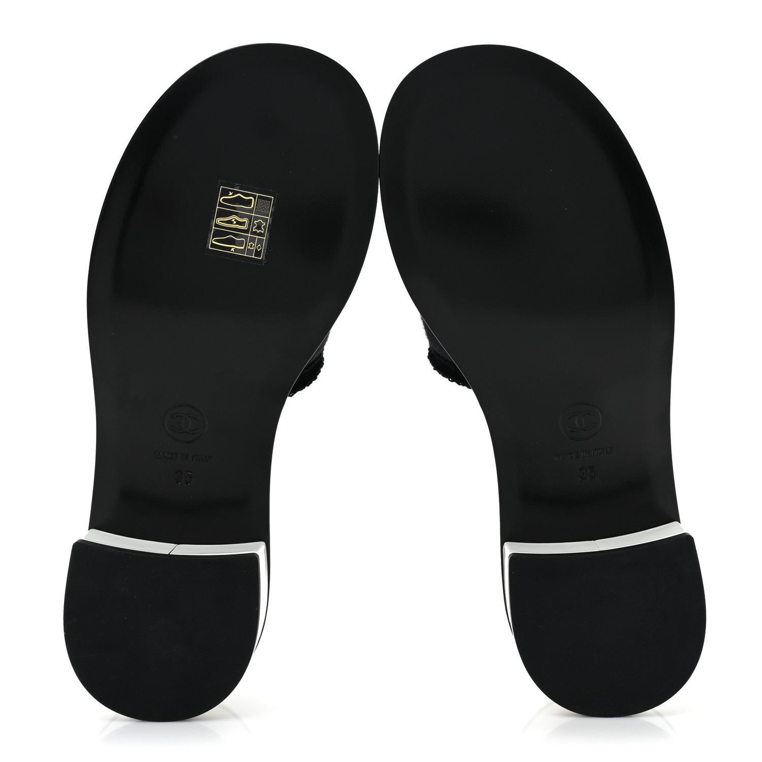 CHANEL ミュール NEW $900 21P CHANEL WHITE LEATHER SANDALS FLATS THONGS 37 | eBay