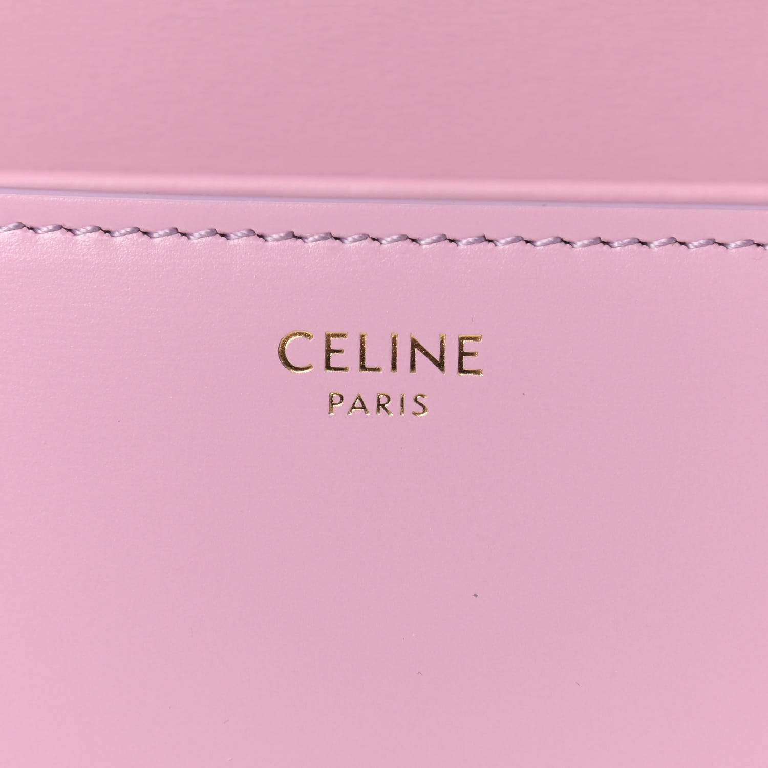 CELINE Shiny Calfskin Triomphe Rose Quartz 847979 | FASHIONPHILE