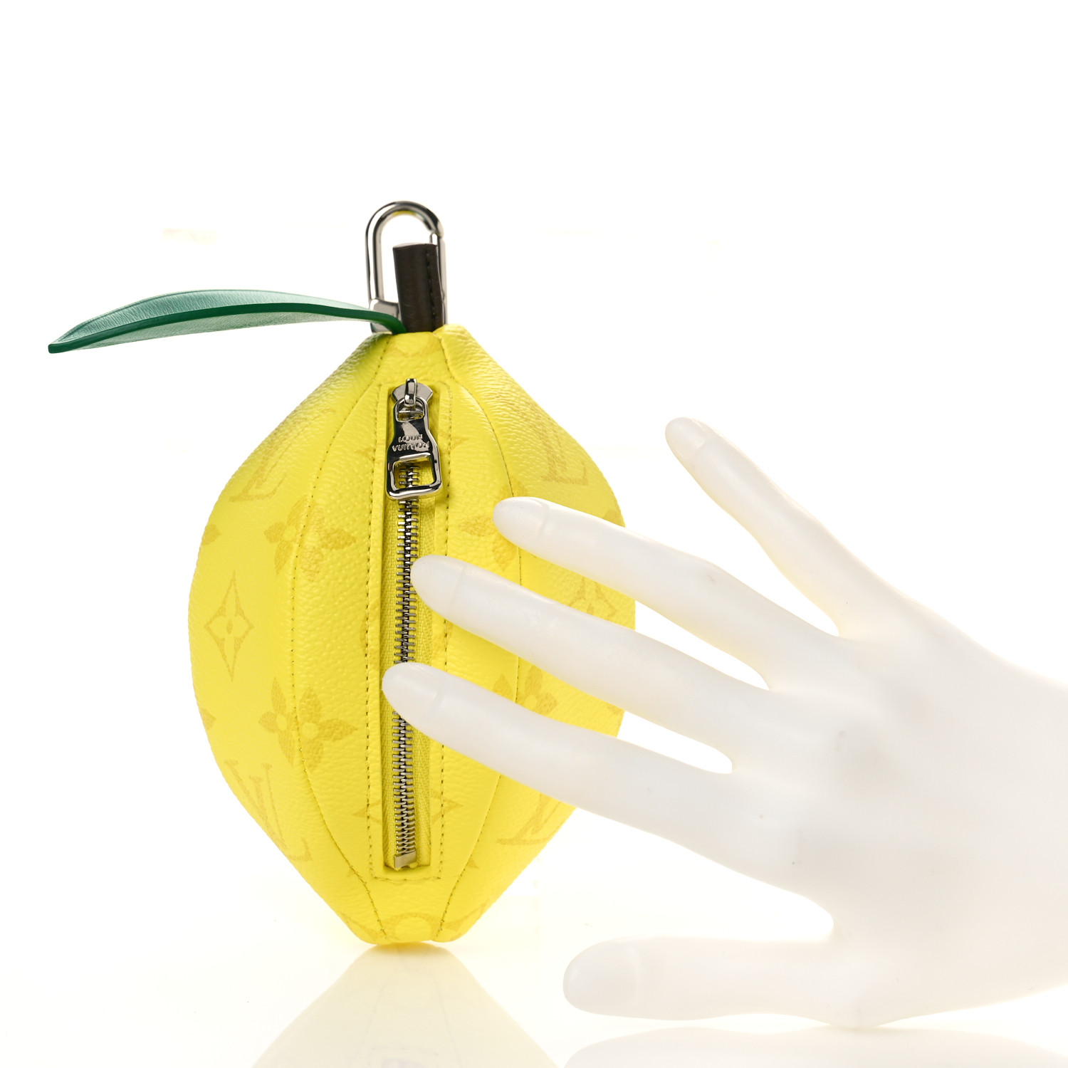 LOUIS VUITTON Monogram Lemon Pouch Yellow 1354115 | FASHIONPHILE
