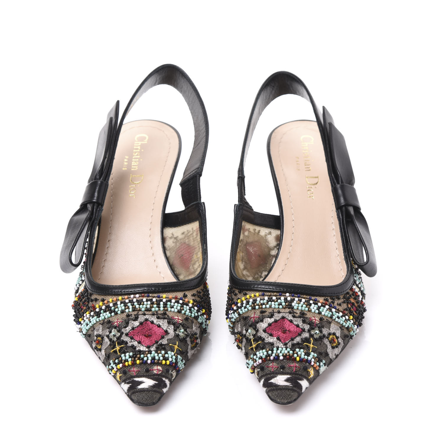 ＊DIOR ディオール＊ Sweet D Slingback Pumps CHRISTIAN DIOR Toile De Jouy Sweet D Slingback Pumps 36 Off
