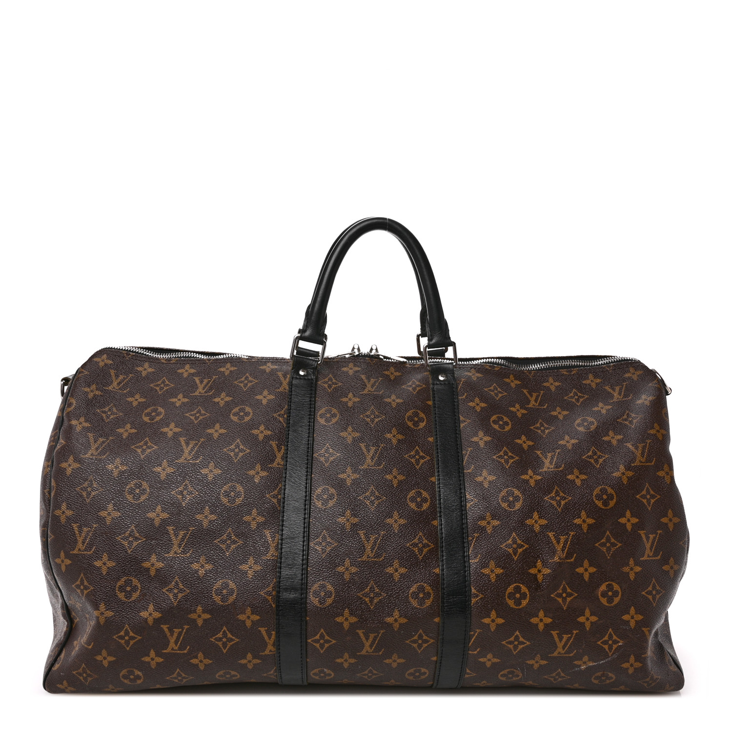 【希少】Louis Vuitton Keepol 55 Macassar LOUIS VUITTON Monogram Macassar Keepall Bandouliere 55