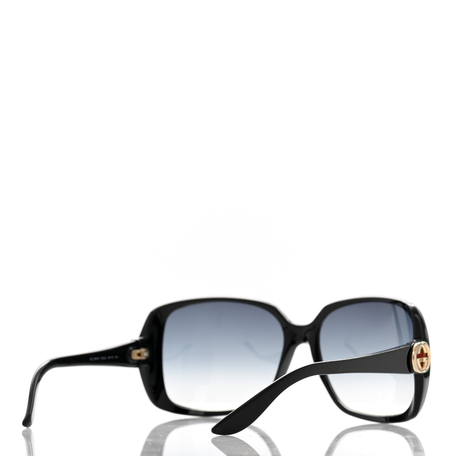 GUCCI Web GG3166/S Sunglasses Black 1641994 | FASHIONPHILE