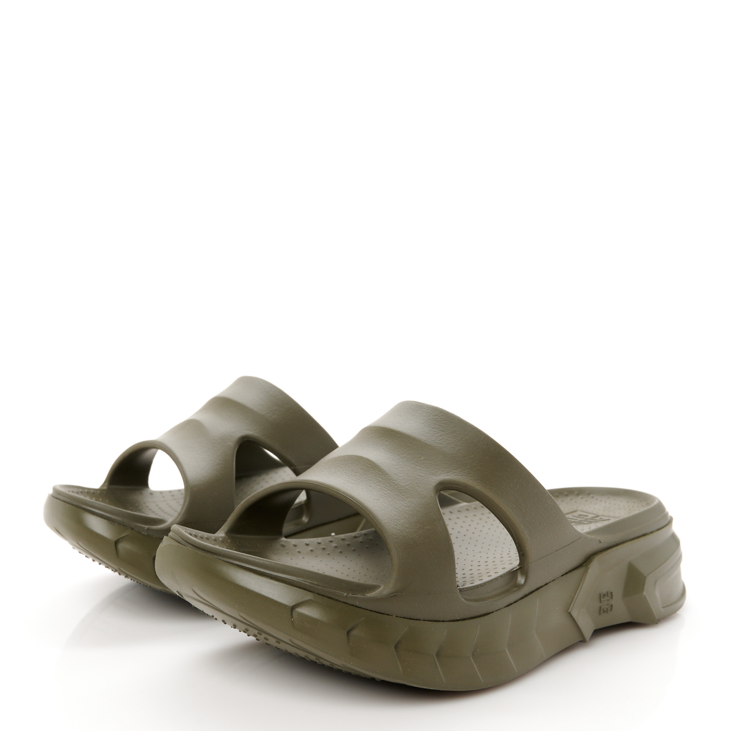 ＊GIVENCHY＊ Marshmallow サンダル GIVENCHY Rubber Marshmallow Sandals 36 Green 1637099