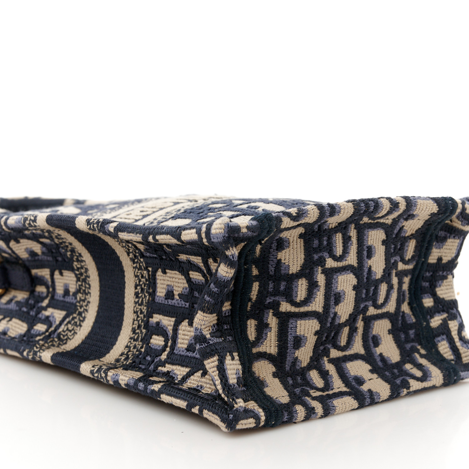CHRISTIAN DIOR Oblique Mini Book Tote Phone Bag Blue 1631783