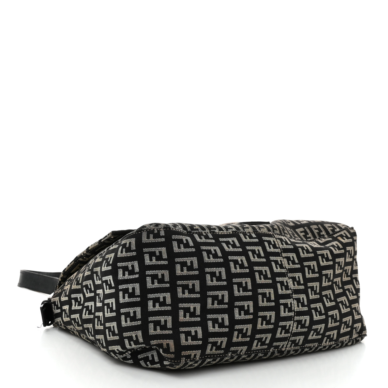 FENDI Zucchino Mama Baguette Navy 1641889 | FASHIONPHILE