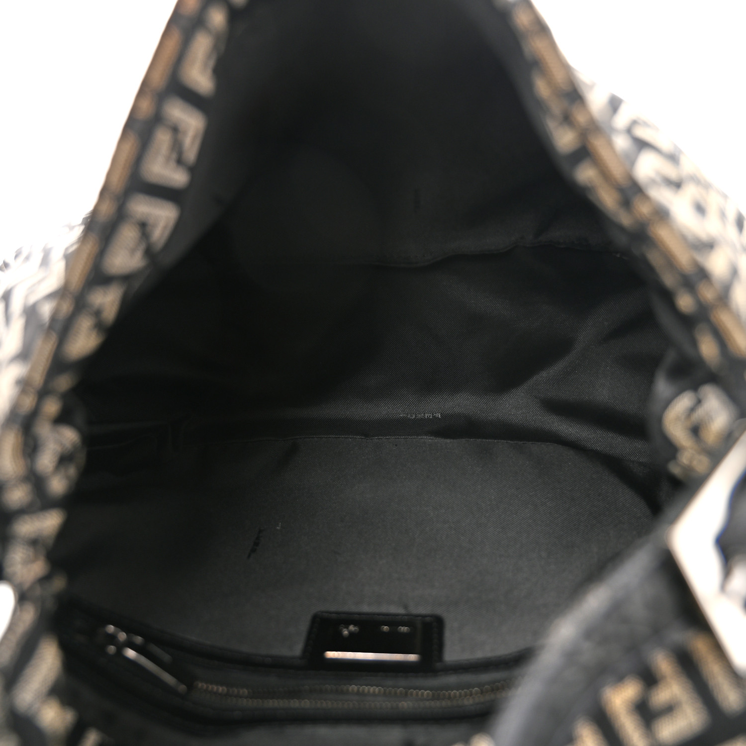 ぶぅmama FENDI Zucchino Mama Baguette Navy 1641889 | FASHIONPHILE