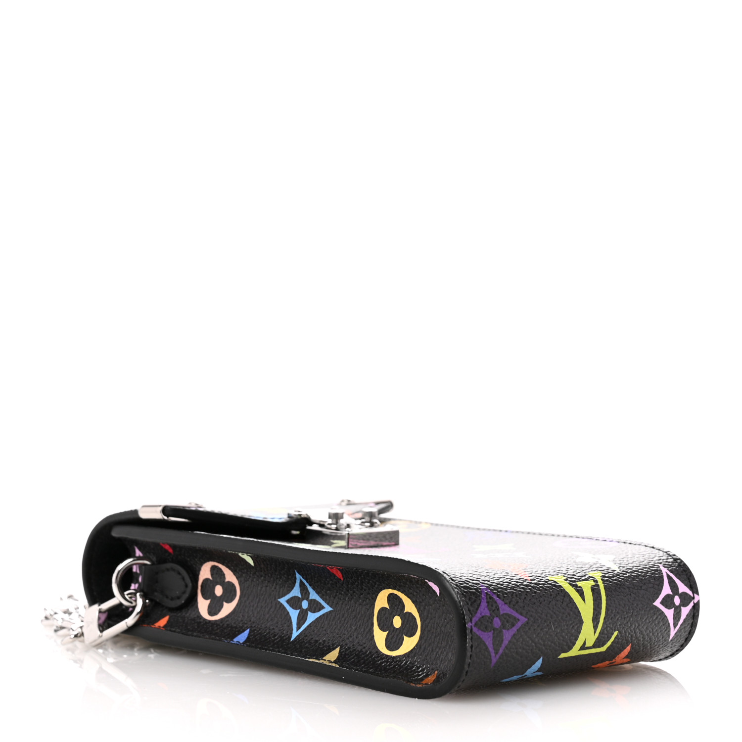 【アイコニックなSロックで日常を格上げ】LV Metis Phone ポーチ Louis Vuitton x Takashi Murakami Phone Pouch Metis Black