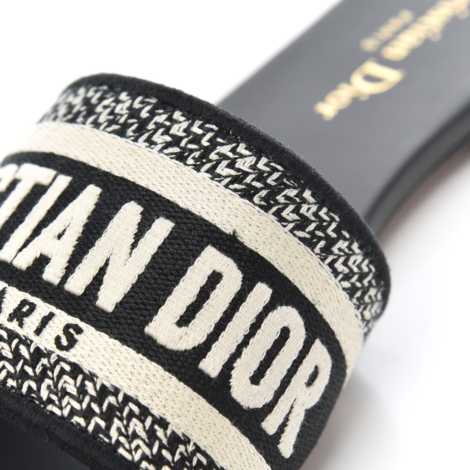 Christian Dior DWAY キャンバス サンダル ミュール ロゴ Buy Luxury Christian Dior Canvas Embroidered Dway Mules