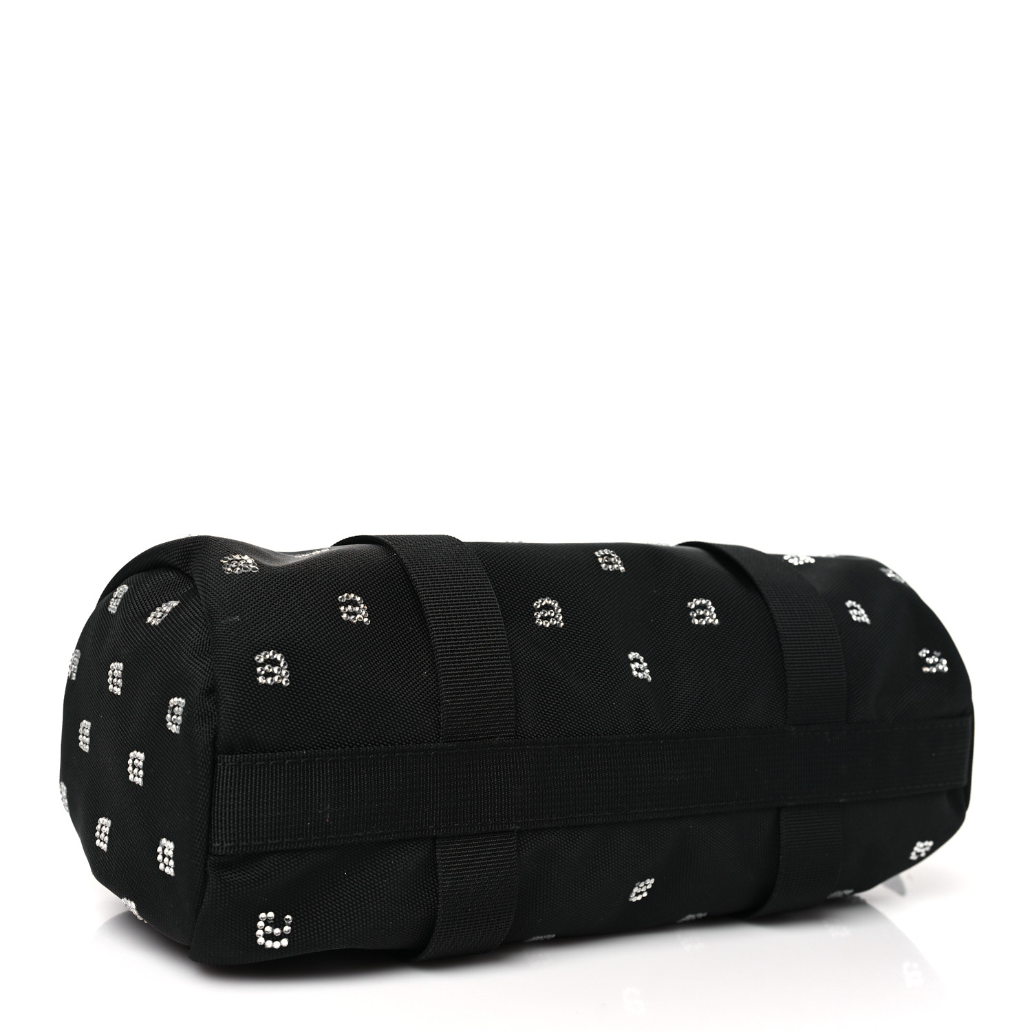 新品ALEXANDER WANG WANGSPORT ミニダッフル ALEXANDER WANG Nylon Crystal Wangsport Mini Duffle Black