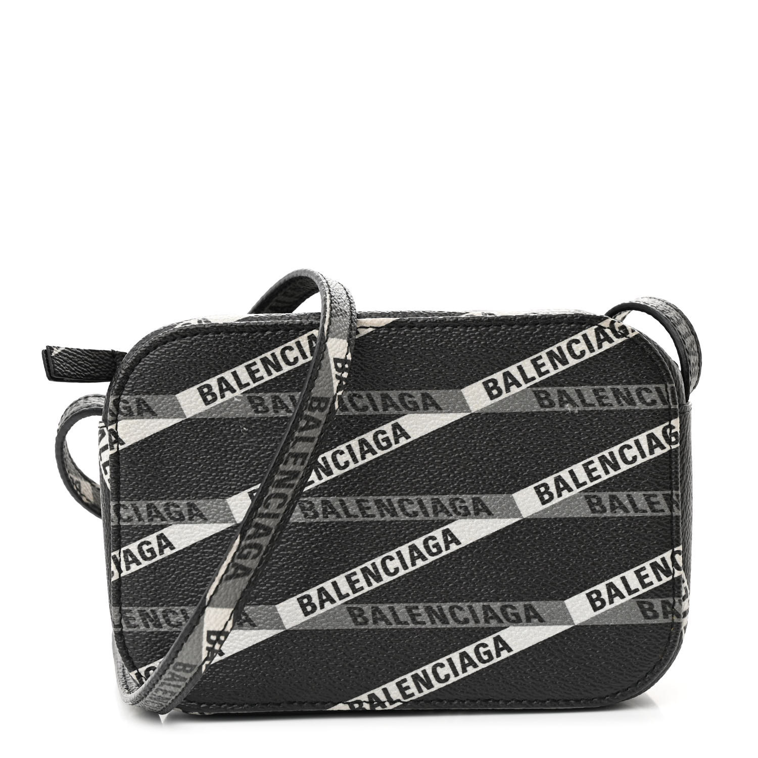 BALENCIAGA Coated Canvas Losange Monogram XS Camera Bag