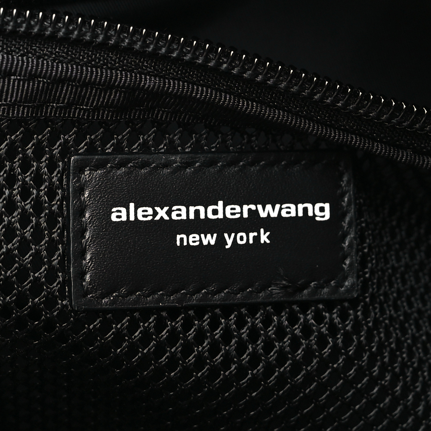 ALEXANDER WANG Nylon Crystal Wangsport Mini Duffle Black