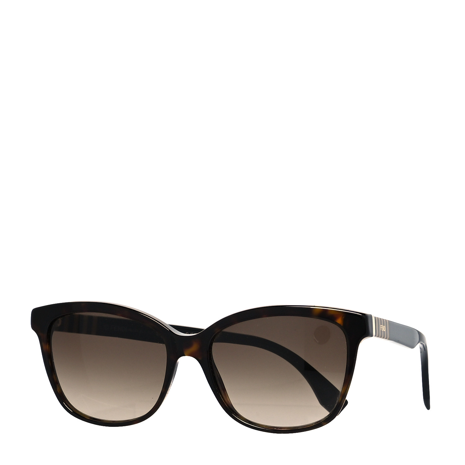 【関税込み】Fendi ブラック レタリング キャットアイサングラス キャットアイ FENDI(フェンディ) サングラス(レディース) - 海外