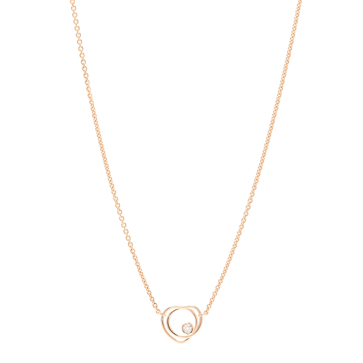 【HERMES】ハート☆ダイヤモンド ブレスレットVertige Coeur TPM HERMES 18K Rose Gold Diamond TPM Vertige Coeur Bracelet LG