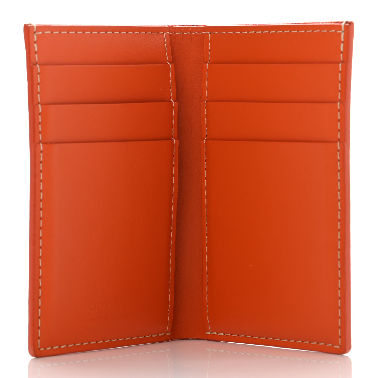 希少品◆入手困難♪【GOYARD】Saint Pierre card holder orange Goyard Orange Saint Pierre Card Holder – Luxury Leather Guys