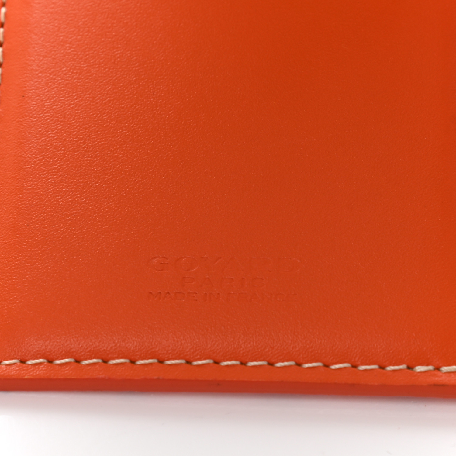 希少品◆入手困難♪【GOYARD】Saint Pierre card holder orange Saint-Pierre Card Wallet 
