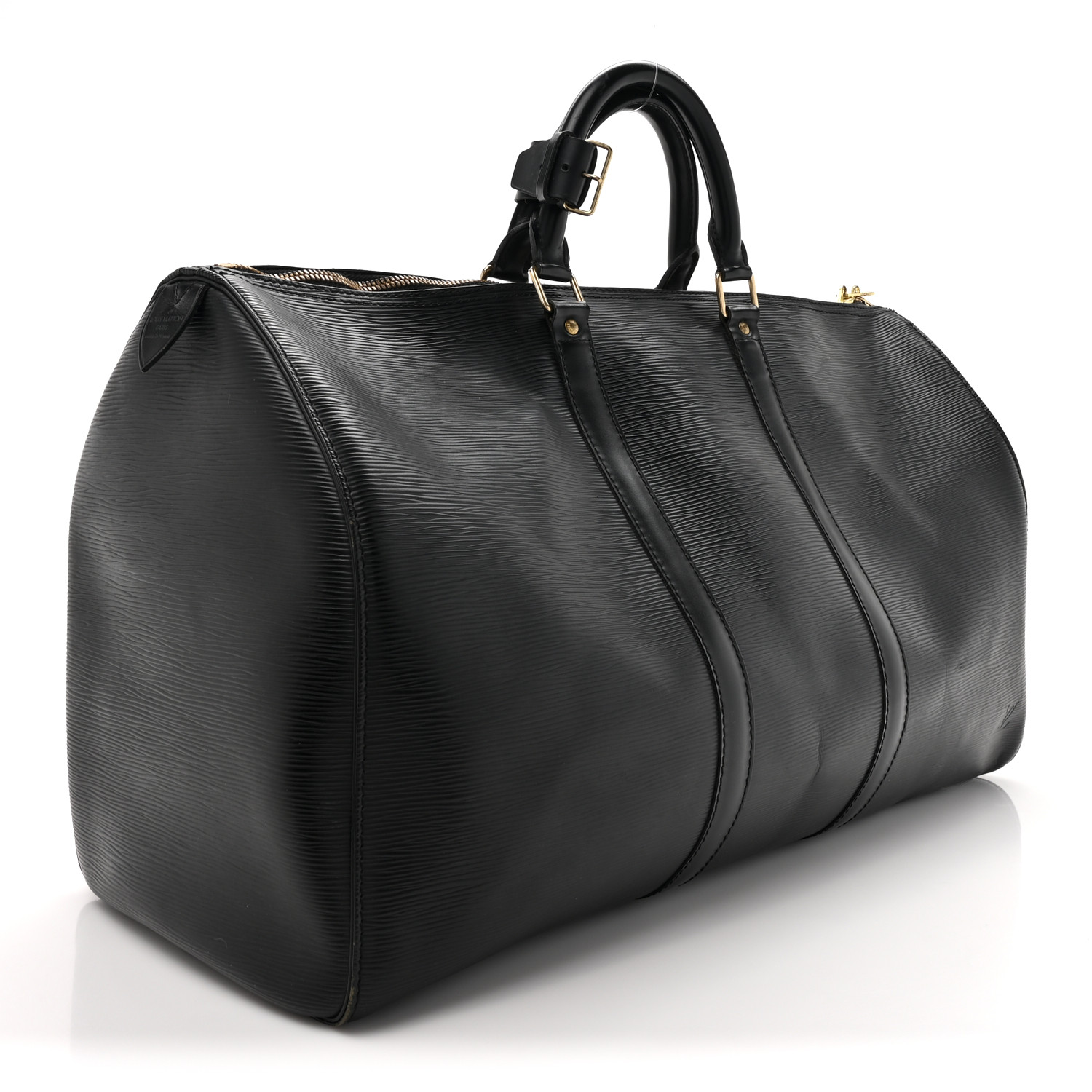 LOUIS VUITTON Epi Keepall 50 Black 3