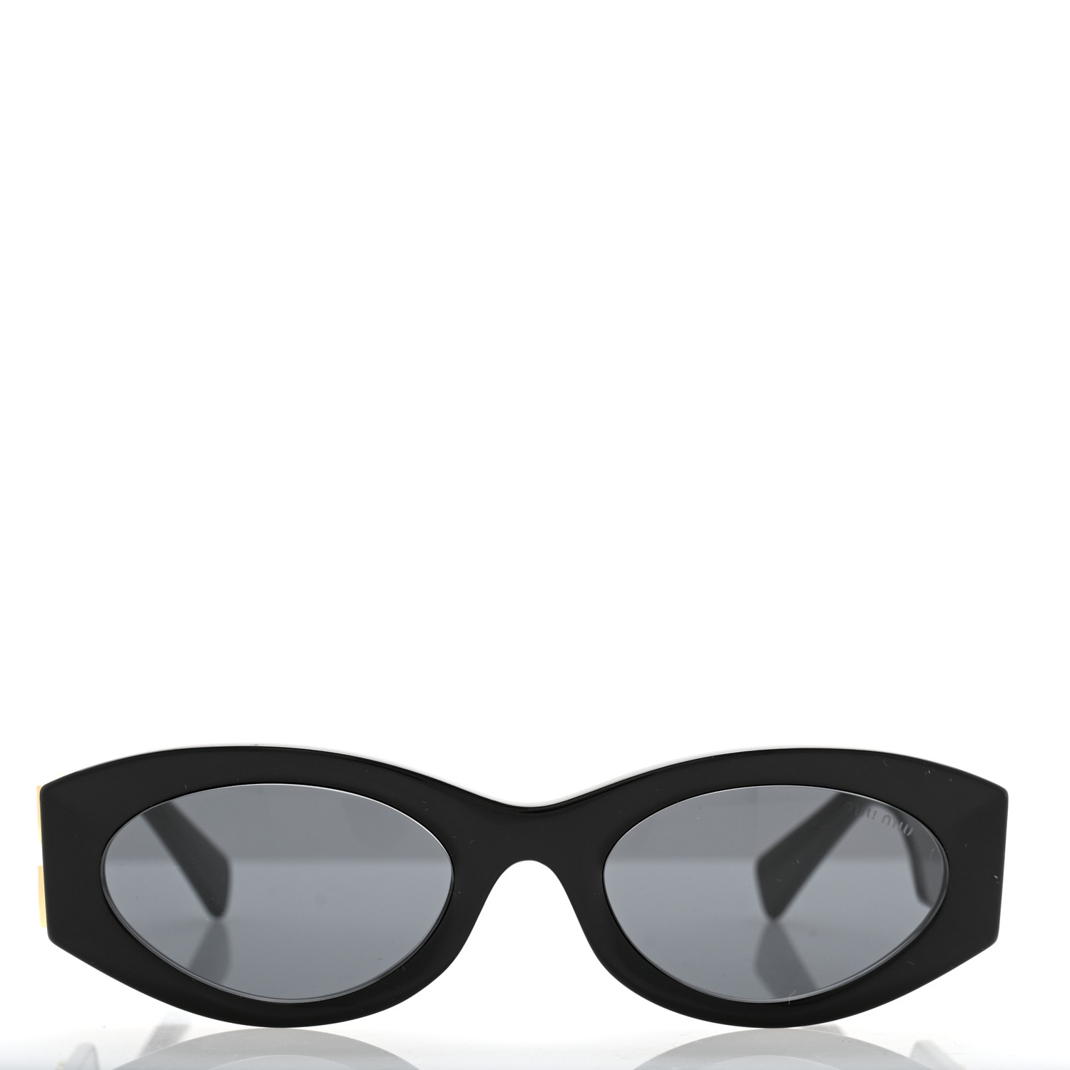 MIU MIU ミュウミュウ SMU11W Miu Miu SMU11W Oval Sunglasses | Fashion Eyewear US
