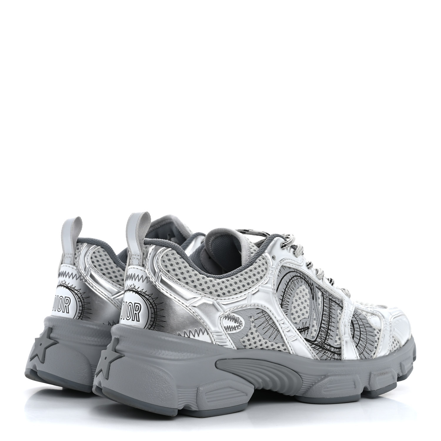 Christian Dior - 専用アカウント Dior Calfskin Pearl Dior-ID Platform Sneakers - Size 6 / 36